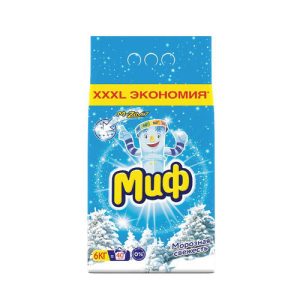 Порошок автомат для стирки Миф Морозная свежесть 6 кг 1 шт
