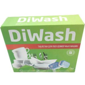 Таблетки для посудомоечных машин Diwash 60шт 1 шт
