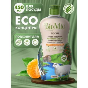 Средство для мытья посуды BioMio Мандарин, 450мл