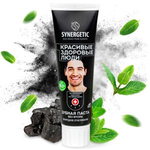 Зубная паста Synergetic Природное отбеливание, 100гр