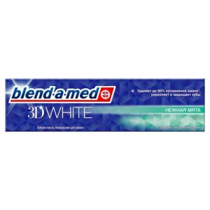 Зубная паста Blend-a-med 3D White Нежная мята, 100мл