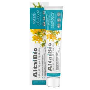 Зубная паста AltaiBio Мумие-зверобой, 100г