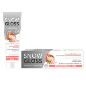 Зубная паста SnowGloss Для чувствительных зубов, 100мл