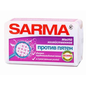 Мыло хозяйственное Сарма против пятен, 140г