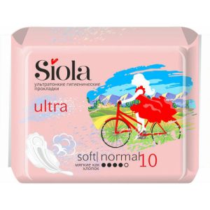 Прокладки гигиенические Siola ultra soft normal, 10шт