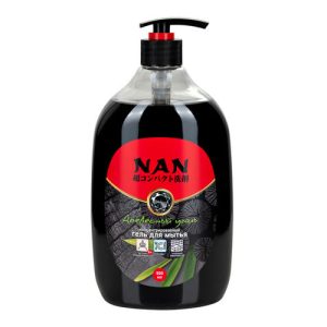 Средство NAN для мытья посуды древесный уголь 900мл флакон