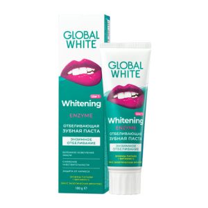 Зубная паста отбеливающая GLOBAL WHITE Enzyme 100 г