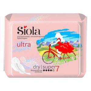 Прокладки гигиенические Siola ultra dry super, 7шт