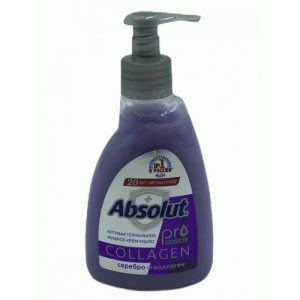 Жидкое мыло Absolut Pro 250мл серебро + коллаген
