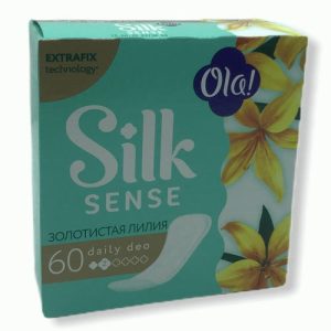 Прокладки ежедневные OLA! Silk Sense Daily Dео 60шт Золотистая лилия