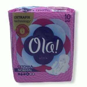 Прокладки OLA! Ultra Normal 10шт бархатистая сеточка