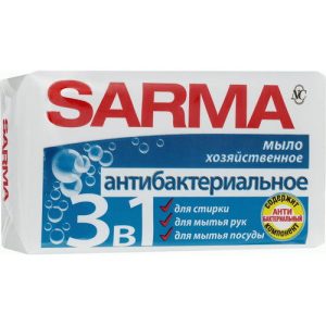 Мыло хозяйственное Невская косметика 140г Сарма с антибактериальным эффектом