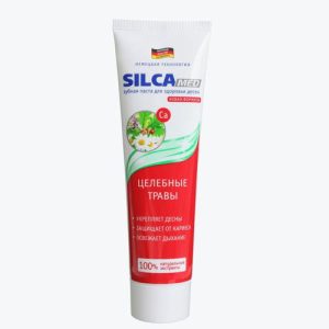 Зубная паста Silcamed 130г целебные травы без упаковки