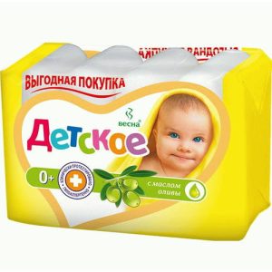 Мыло детское Весна 4*75г с маслом оливы