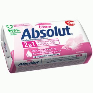 Мыло Absolut 2в1 90г нежное