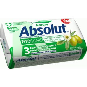 Мыло Absolut Fito Guard 90г белый чай и масло оливы