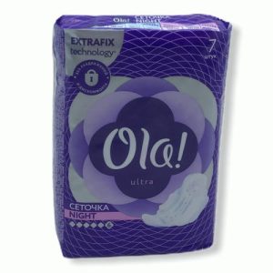 Прокладки OLA! Ultra Night 7шт бархатистая сеточка
