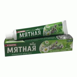 Зубная паста Мятная 90мл лечебные травы