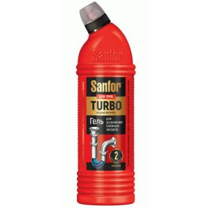 Средство для прочистки труб Sanfor Turbo 500г