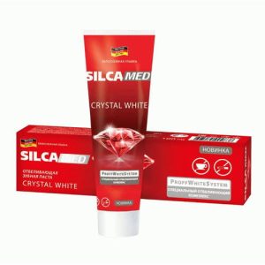 Зубная паста Silcamed 100г Crystal White