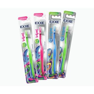 Зубная щетка детская Exxe School 6-12 лет мягкая