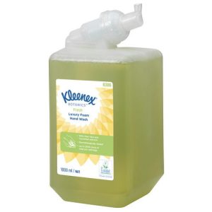 Kimberly-Clark: Мыло Клинекс 1л пенное Люкс Фреш экстракт алоэ-вера / огурец