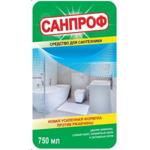 Чистящее средство: САНПРОФ 750мл для сантехники
