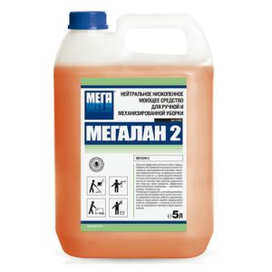 Мега: Мегалан-2 5л для глянцевых , мраморных полов