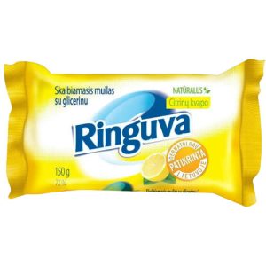 Мыло для стирки 150гр хозяйственное 72% Лимон Ringuva