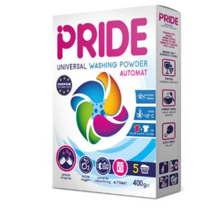 Порошок для стирки 400гр автомат универсал Горная свежесть Pride