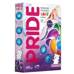 Порошок для стирки детского белья 400гр автомат бесфосфатный Pride