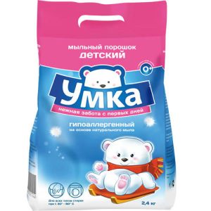 Детский стиральный порошок бесфосфатный Умка 2,4кг
