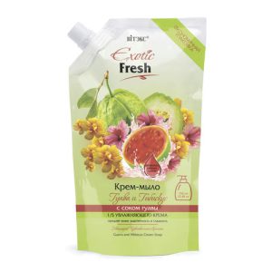 Крем-мыло Гуава и Гибискус, 750 мл Exotic Fresh Juice Витэкс