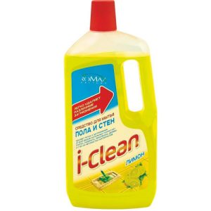 Средство для мытья пола и стен Лимон I-Clean Romax 1000мл