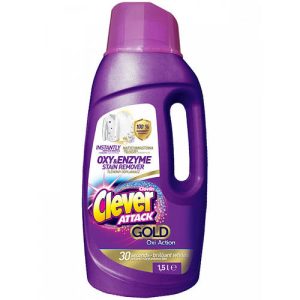Пятновыводитель жидкий ATTACK Clever 1500мл/гр