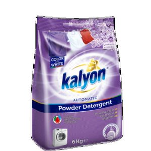 Порошок 6 кг Kalyon LAVENDERMAGNOLIA парфюм универ. феолетовый ( 3шт ) KALYON