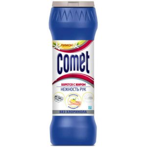 Порошок чистящий без хлоринола Лимон в банке Comet 475 гр.