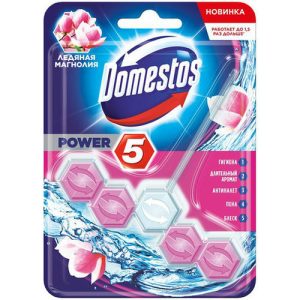 Блок для очищения унитаза Ледяная магнолия Domestos 55гр