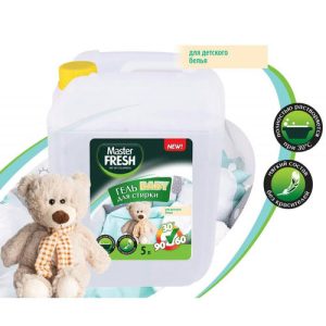 Master FRESH Гель д/стирки BABY мягкая формула канистра HDPE с ручкой 5л / 4