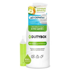 Эко-пенка для мытья посуды Сочные фрукты, 500 мл, 50 мл DutyBox Grass