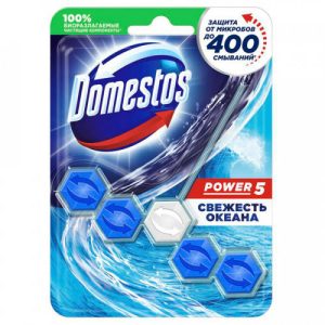 Туалетный блок Power 5 свежесть океана Domestos 55мл