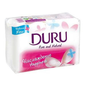 Мыло туалетное PureNatural. Наслаждение. Роза, 4х85 г Duru