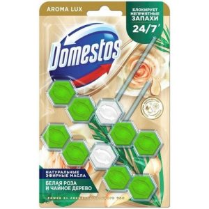 Блок подвесной д/унитаза свежесть зелёного чая дуо Domestos 100гр