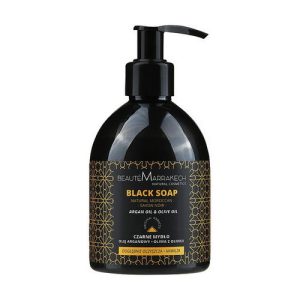 Жидкое черное мыло с аргановым маслом, Beaute Marrakech Argan Black Liquid Soap