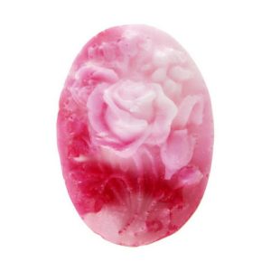 Глицериновое мыло ручной работы "Rose Bouquet", бело-розовое, BioFresh Rose Blossom Glycerin Soap