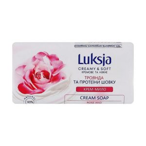 Крем-мыло "Роза и протеины шелка", Luksja Cream Soap Rose And Silk Protein
