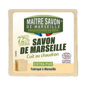 Сертифицированное марсельское мыло, Maitre Savon De Marseille Savon De Marseille Ecocert Extra Pur Soap Bar
