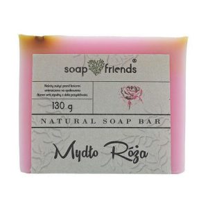Глицериновое мыло для тела "Роза", Soap&Friends