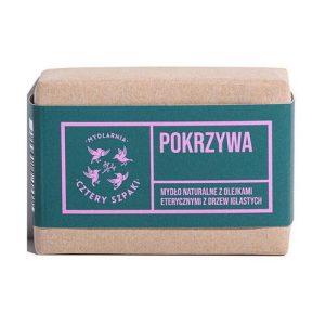 Натуральное мыло из крапивы с эфирными маслами хвойных пород, Cztery Szpaki With Coniferous Essential Oils