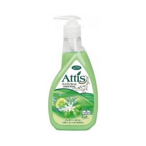 Жидкое мыло для рук "Олива и огурец", Attis Olive & Cucumber Liquid Soap